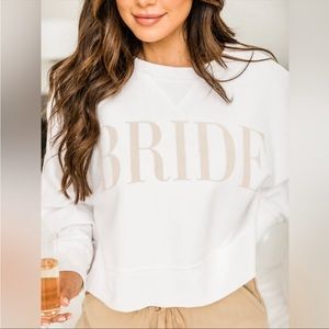 Pink Lily BRIDE Corded Sweatshirt
